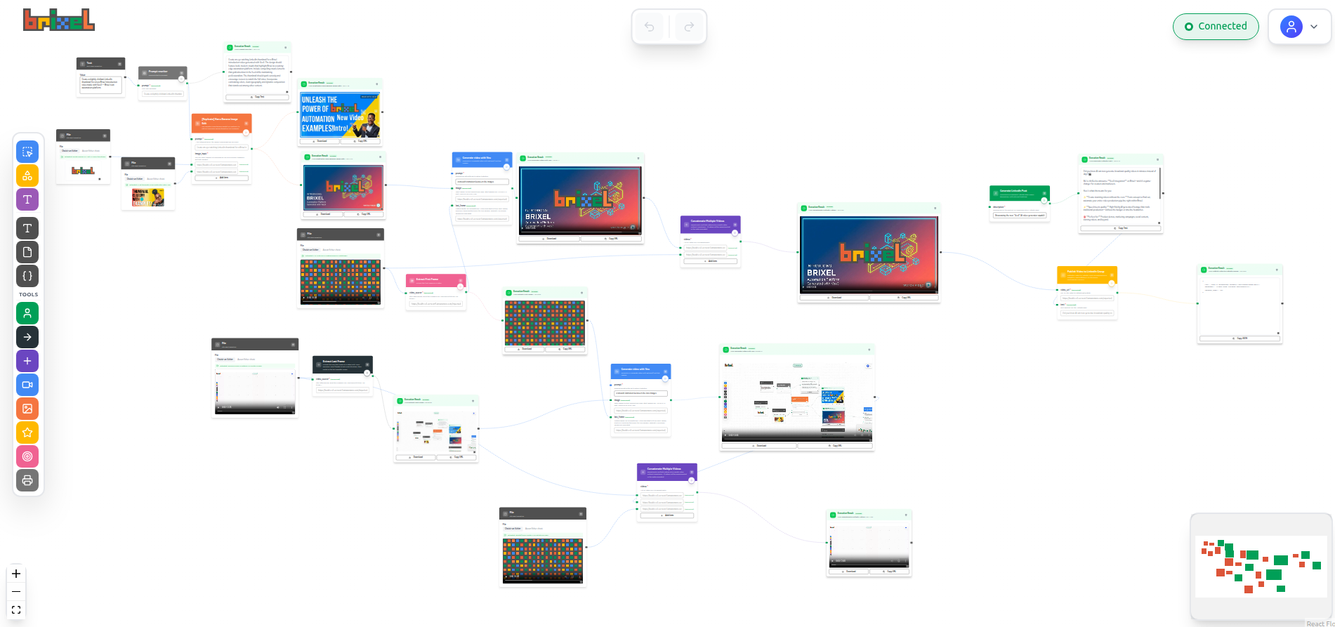 Autre exemple de Brixel Whiteboard